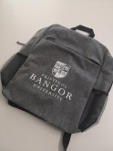 Bangor University Laptop Backpack.